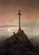 Caspar David Friedrich The Cross Beside The Baltic oil painting artist